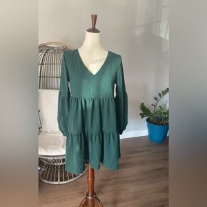 Hunter Green Date Night Dress